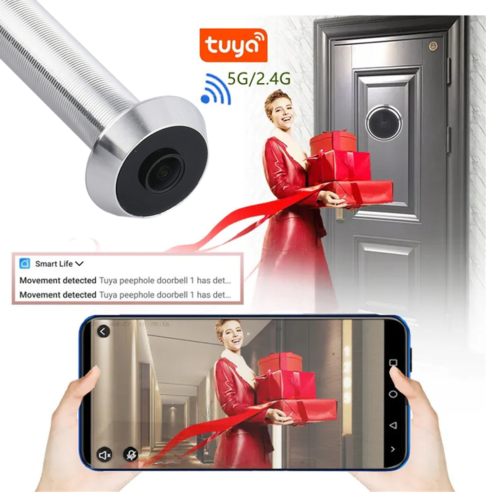 Cámara LED para Mirilla de Pue - Home Security Front Door Camera reseña y precio