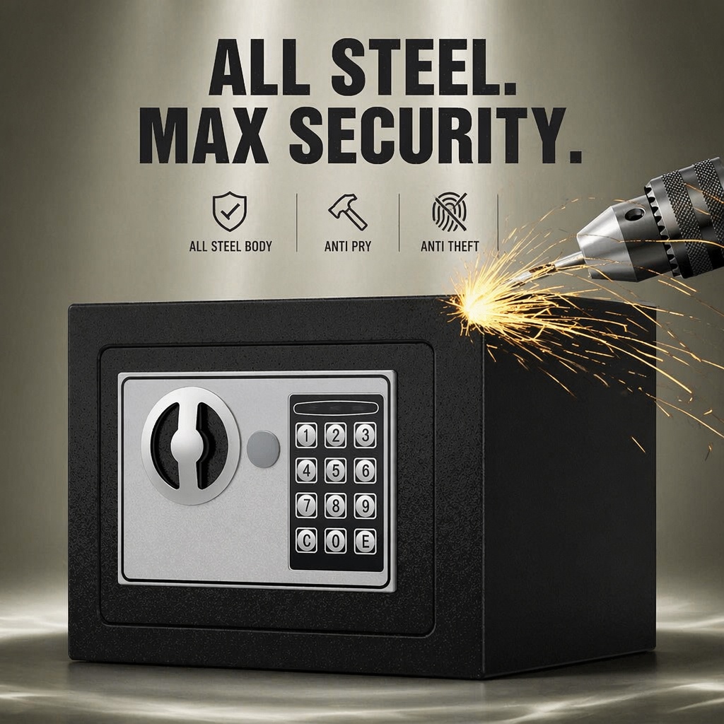 Caja Fuerte Electrónica Digita - Home Security Box reseña y precio