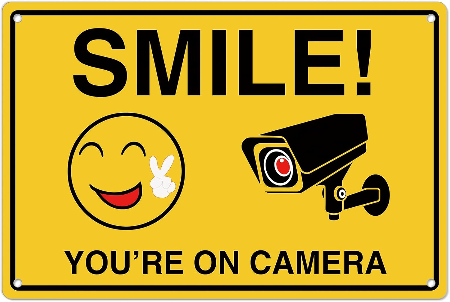 Smile Youre On Letreros de cám - Home Security Items reseña y precio